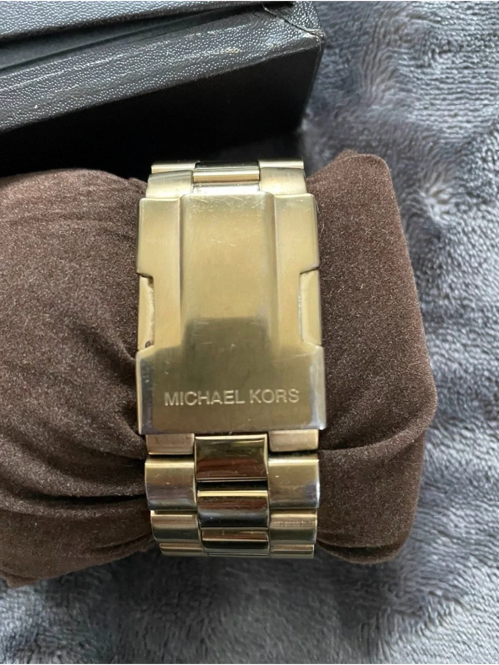Michael Kors Gold Oversized Runway Watch